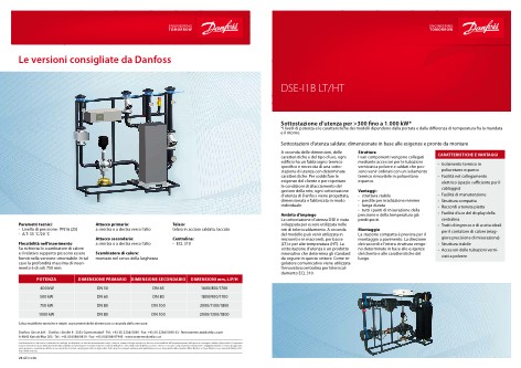 Danfoss - Catalogo DSE-I1B LT HT