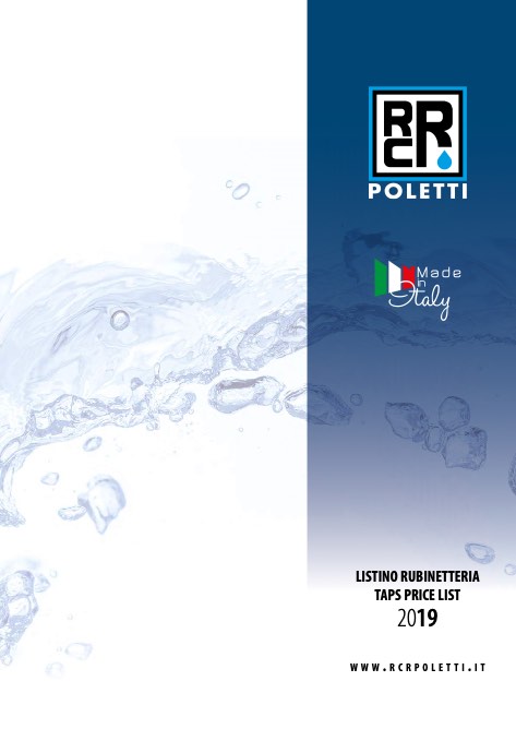 RCR Poletti - Catalogo Rubinetteria