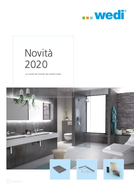 Wedi - Catalogo Novita 2020