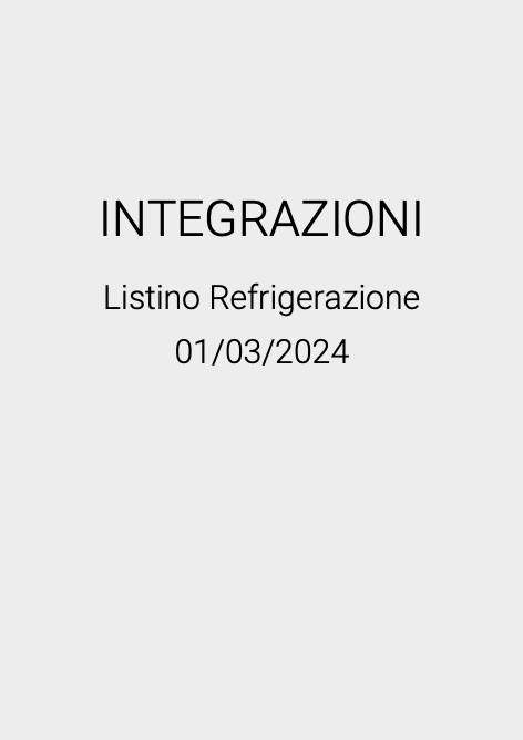 Wigam - Listino prezzi INTEGRAZIONI