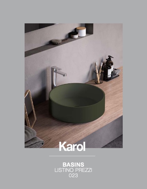 Karol - Listino prezzi Basins 023