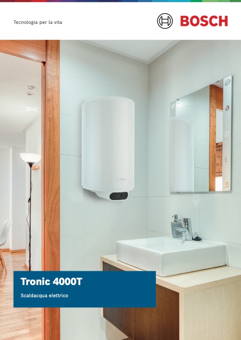 Bosch Termotecnica - Catalogo Tronic 4000T