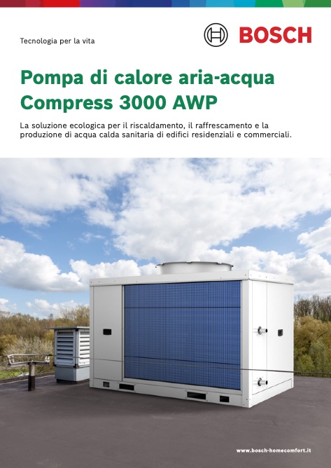 Bosch Termotecnica - Catalogo Pompa di calore aria-acqua Compress 3000 AWP