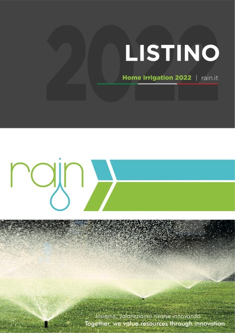 Rain - Listino prezzi HOME 2022